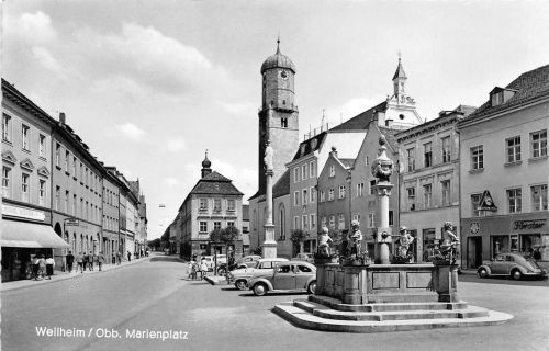 Weilheim in Oberbayern Marienplatz gl1959 199.631
