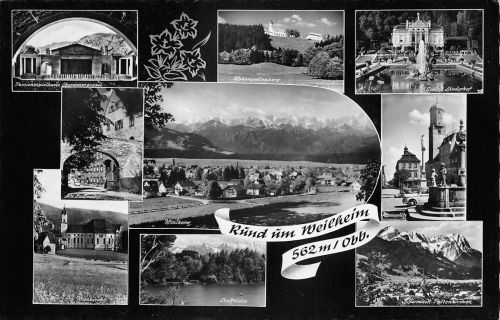 Weilheim in Oberbayern Mehrbildkarte ngl 199.632