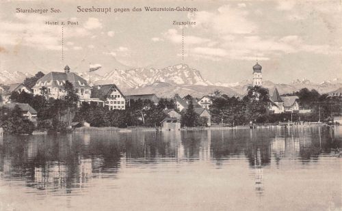 Seeshaupt am Starnbergersee Panorama gl1919 199.635