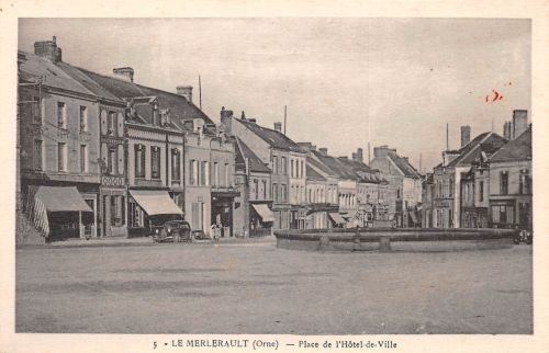 Frankreich 60 Le Merlerault Place de l`Hotel de Ville ngl 198.550
