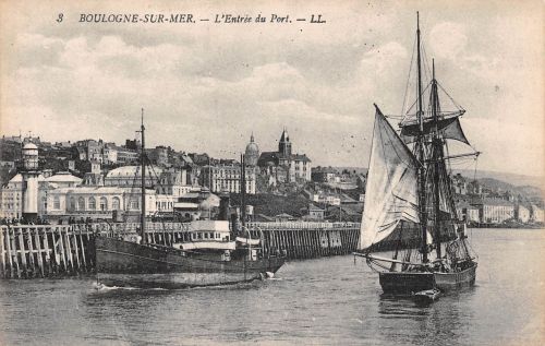 Frankreich 62 Boulogne-sur-Mer L`Entree du Port ngl 198.558