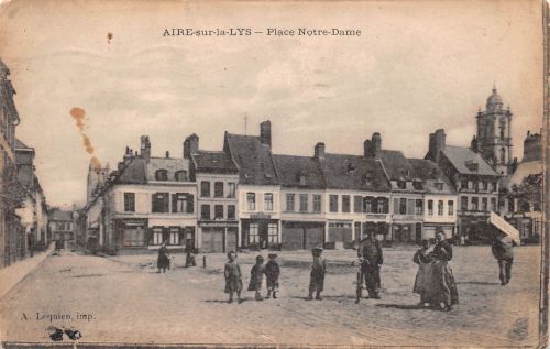 Frankreich 62 Aire-sur-la.Lys Place Notre-Dame gl 198.563