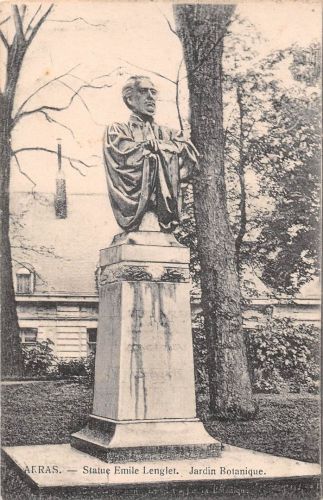 Frankreich 62 Arras Statue Emile Lenglet Jardin Botanique ngl 198.564