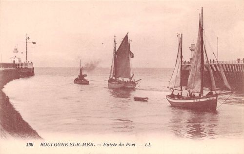 Frankreich 62 Boulogne-sur-Mer L`Entree du Port ngl 198.566