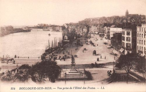 Frankreich 62 Boulogne-sur-Mer Vue price de l`Hotel des Postes ngl 198.569