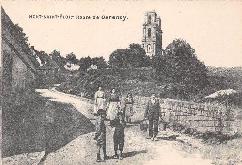 Frankreich 62 Mont-Saint-Eloi Route de Carency ngl 198.579