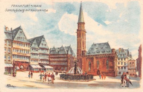 Frankfurt (Main) Samstagsberg mit Nikolaikirche ngl 199.703