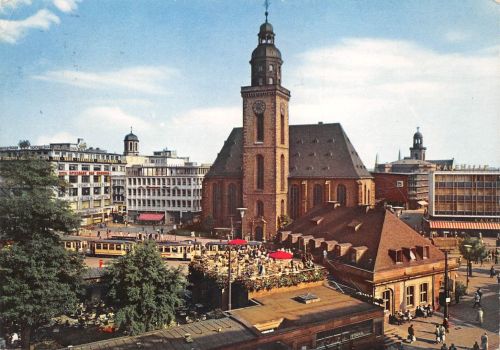 Frankfurt (Main) Hauptwache mit Katharinenkirche gl1959 199.729
