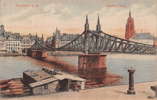 Frankfurt (Main) Eiserner Steg gl1913 199.811