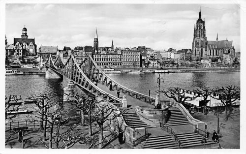 Frankfurt (Main) Eiserner Steg und Dom gl 199.819