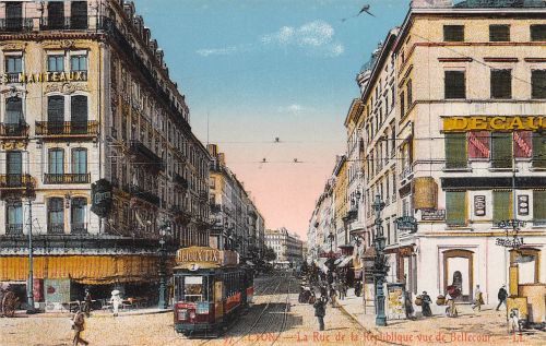 Frankreich 69 Lyon La Rue de la Republique ngl 198.677