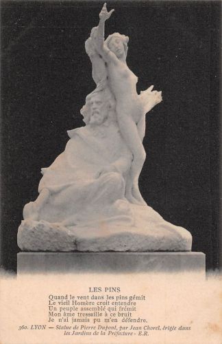 Frankreich 69 Lyon Statue de Pierre Dupont ngl 198.681