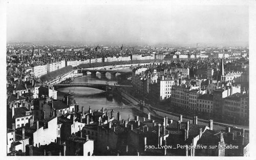 Frankreich 69 Lyon Perspective sur la Saone ngl 198.690