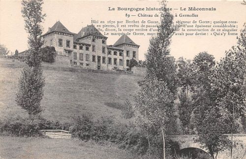 Frankreich 71 Le Maconnais Chateau de Gorze a Germolles ngl 198.737