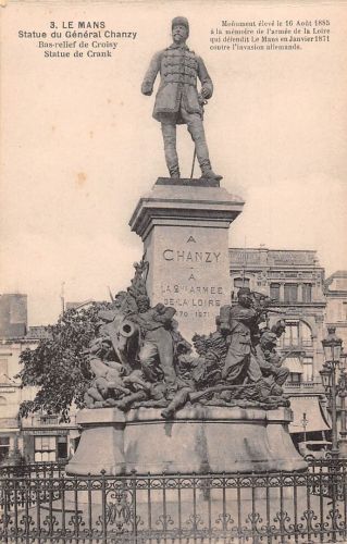 Frankreich 72 Le Mans Statue du General Chanzy ngl 198.738