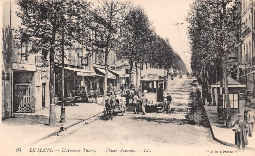 Frankreich 72 Le Mans L`Avenue Thiers ngl 198.739