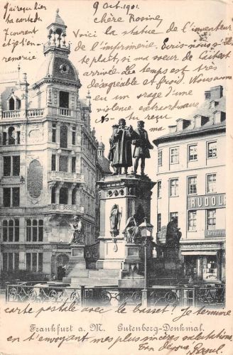 Frankfurt (Main) Gutenberg-Denkmal gl1901 199.874