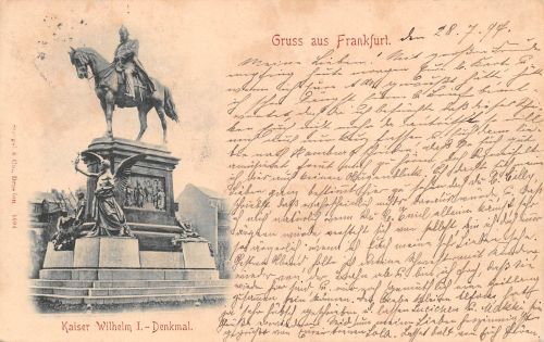 Frankfurt (Main) Kaiser Wilhelm I.-Denkmal gl1897 199.875