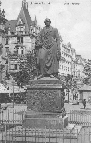 Frankfurt (Main) Goethe-Denkmal gl1910 199.876