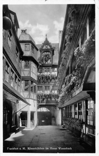 Frankfurt (Main) Römerhöfchen im Hause Wannebach gl1939 199.892