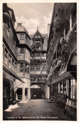Frankfurt (Main) Römerhöfchen im Hause Wannebach gl1941 199.893