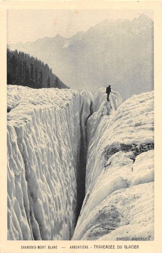 Frankreich 74 Chamonix Mont BlancTraversee du Glacier ngl 198.776