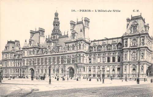 Frankreich 75 Paris L`Hotel de Ville ngl 198.792