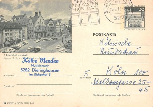 Frankfurt (Main) Römer, GA P 99 gl1970 300.102