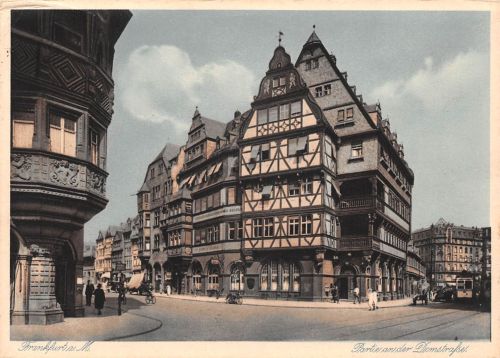 Frankfurt (Main) Partie an der Domstraße gl1931 300.128