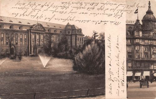 Frankfurt (Main) Oberpostdirektion, Teilbild von Nebenkarte gl1916 300.130