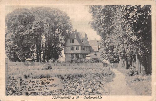 Frankfurt (Main) Gerbermühle gl1911 300.134