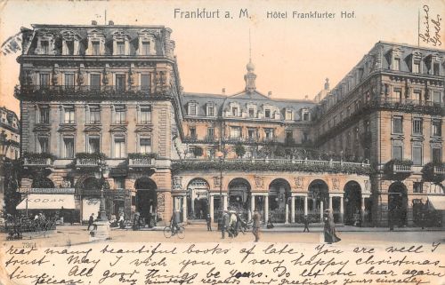 Frankfurt (Main) Hotel Frankfurter Hof gl1906 300.146