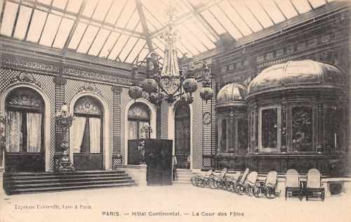 Frankreich 75 Paris Hotel Continental La Cour des Fetes ngl 198.835