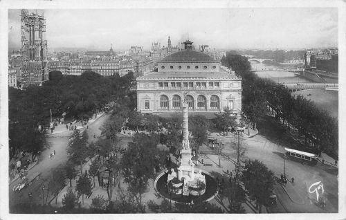 Frankreich 75 Paris Panorama sur la Place du. Chatelet gl1933 198.836