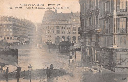 Frankreich 75 Paris Crue de la Seine Janvier 1910 gl1924 198.858