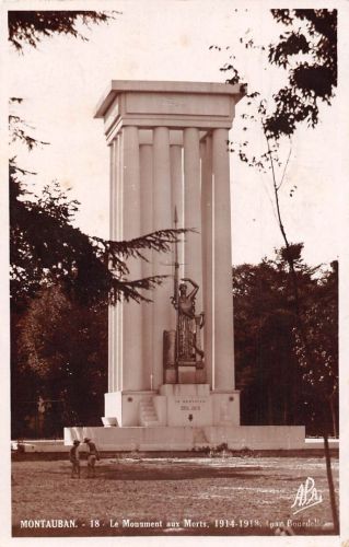 Frankreich 82 Montauban Le Monoment aux Morts 1914-1918 gl1939 199.016