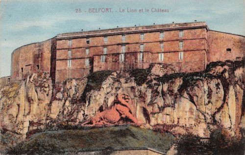 Frankreich 90 Belfort Le Lion et le Chateau gl1929 199.110