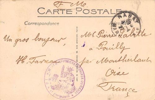 Frankreich Poste militaire français au Maroc gl1927 199.149
