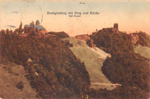 Kusel Remigiusberg mit Burg und Kirche gl 300.166