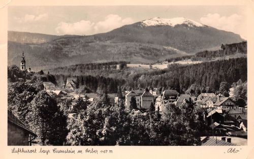 Bayr. Eisenstein Panorama mit Arber gl1952 300.174