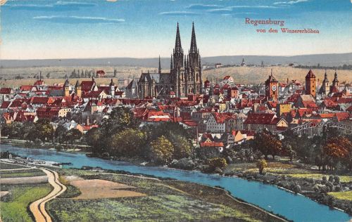 Regensburg von den Winzerhöhen ngl 300.175