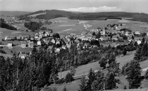 Schonach (Schwarzwald) Panorama gl1956 300.189