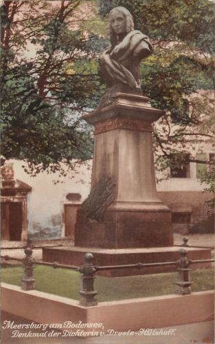 Meersburg (Bodensee) Denkmal von Droste-Hülshoff ngl 300.190