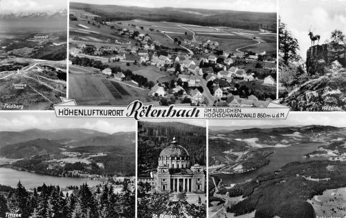 Rötenbach Schwarzw. Mehrbildkarte gl1965 300.192