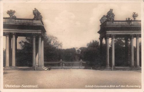 Potsdam Sanssouci Schloß-Colonade gl1933 300.202