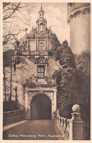 Wiesenburg (Mark) Schloß Hauptportal ngl 300.222