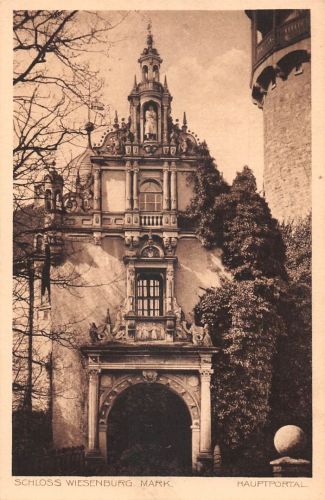 Wiesenburg (Mark) Schloß Hauptportal ngl 300.223
