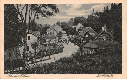 Schierke (Harz) Dorfstraße ngl 300.245