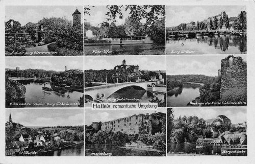 Halle (Saale) Mehrbildkarte ngl 300.248