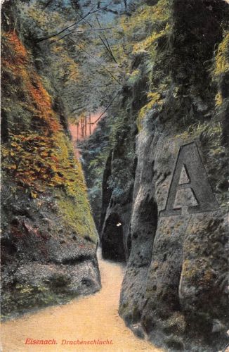 Eisenach Drachenschlucht feldpgl1917 300.274